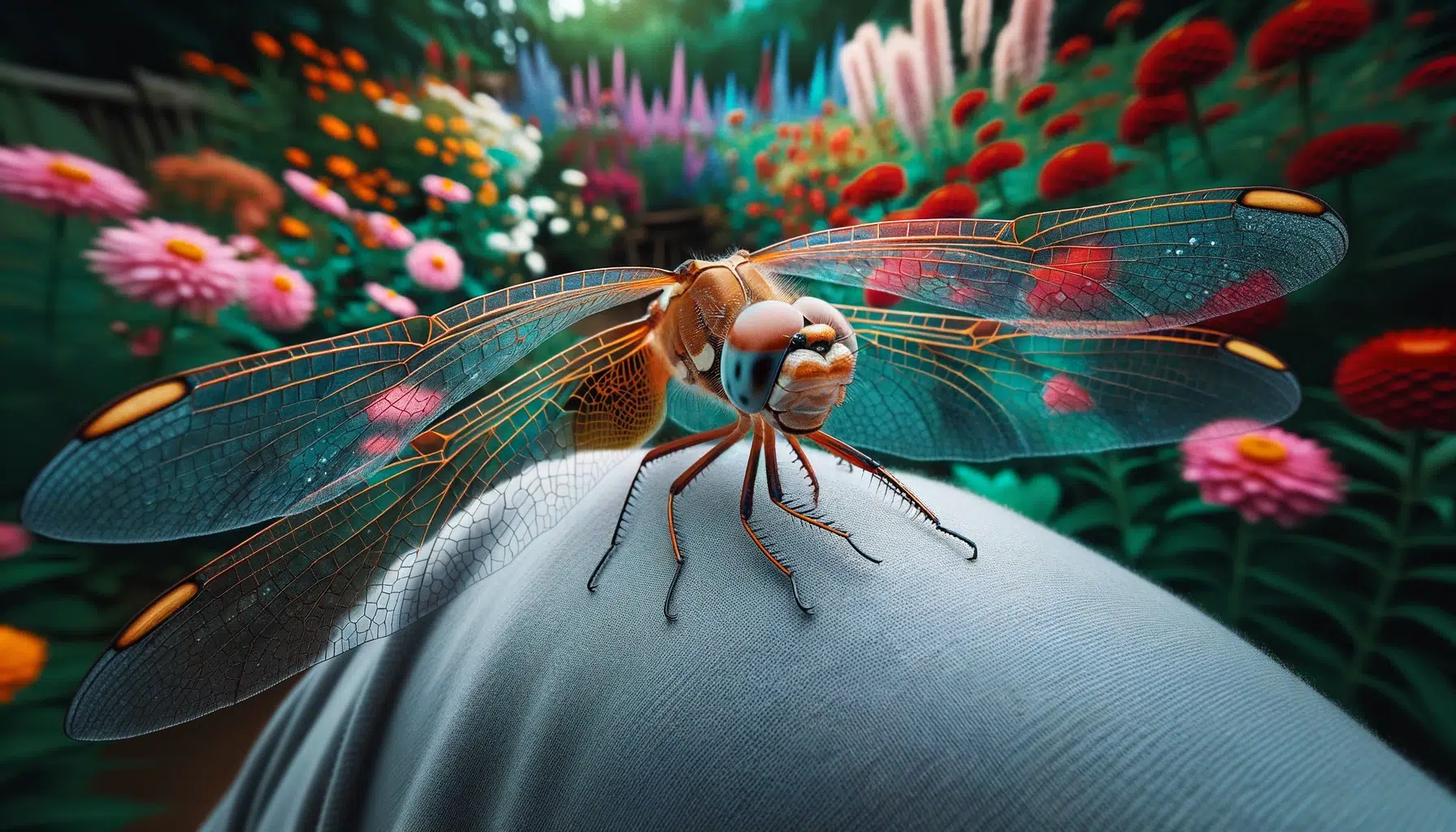 dragonfly landing on you spiritual meaning
