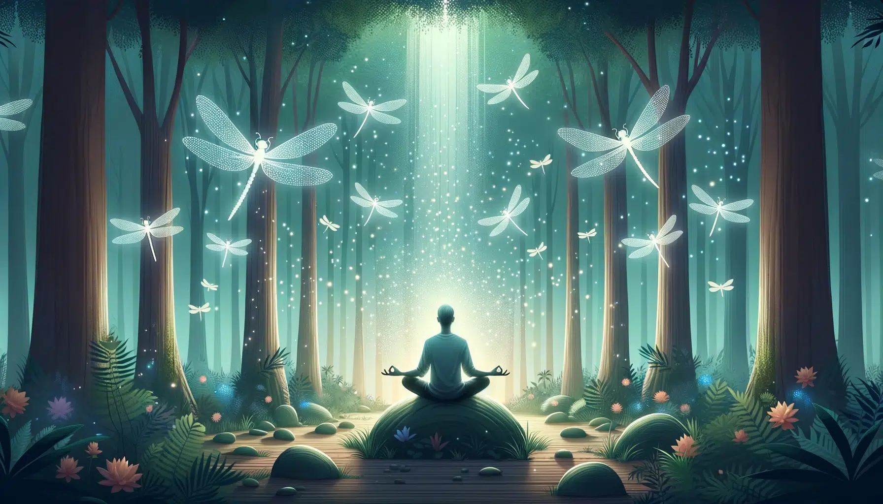 what is the spiritual meaning of a dragonfly landing on you