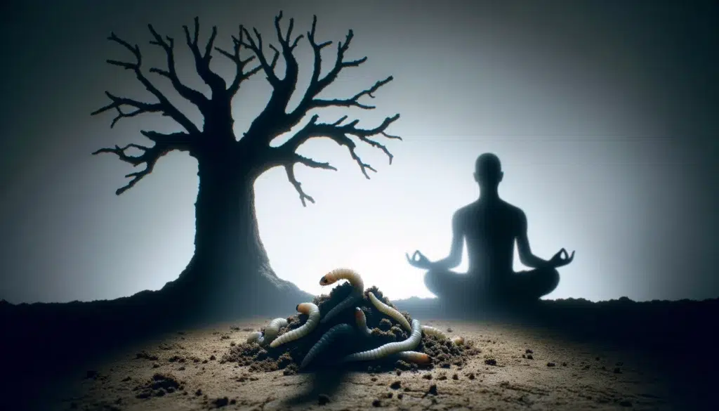 the spiritual meaning of maggot infestations