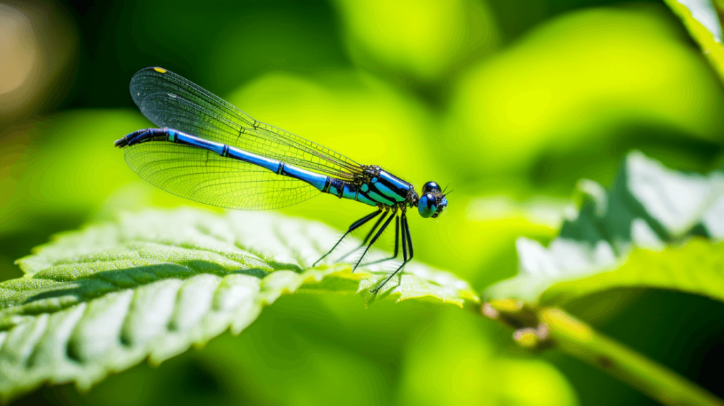 what does it mean when a damselfly lands on you