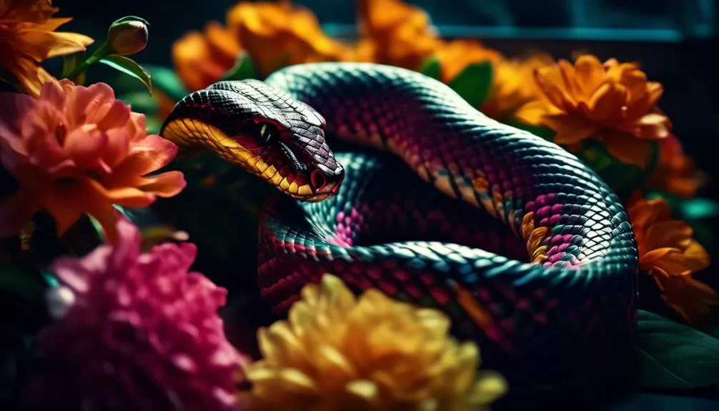 symbolic snake represents vitality