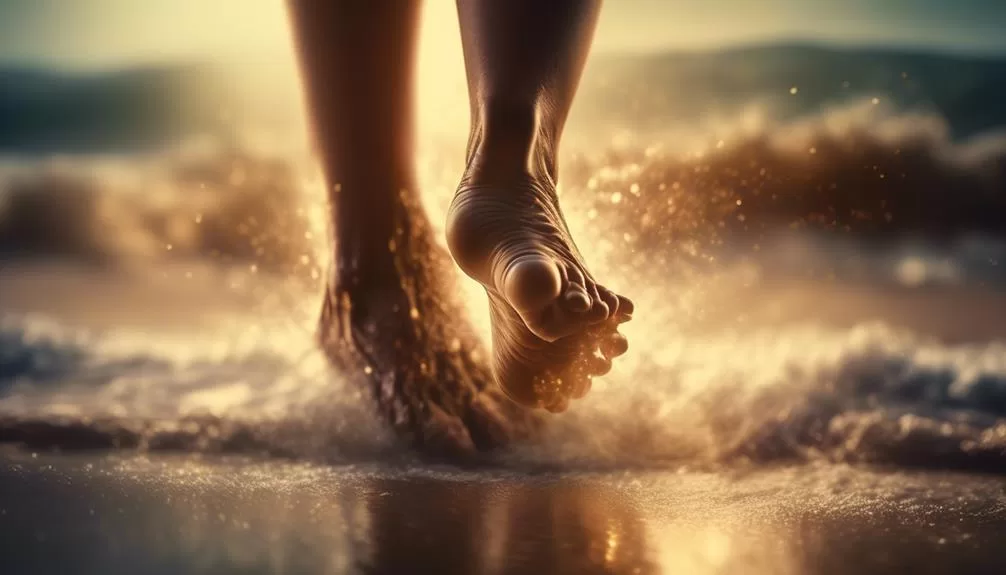 foot vibrations prompt spiritual action
