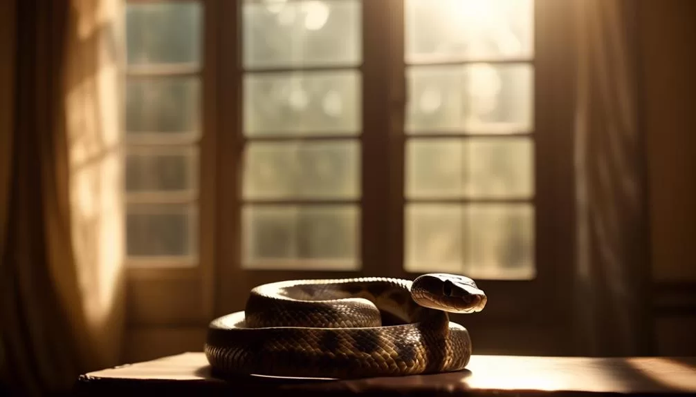symbolic snake represents transformation