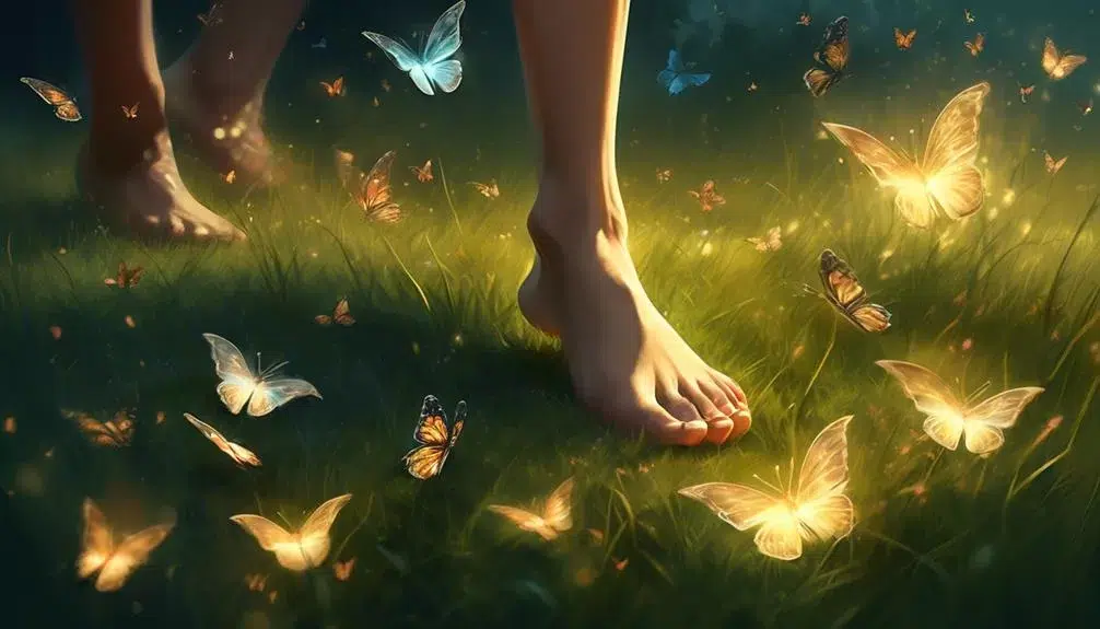 itchy toes spiritual meaning