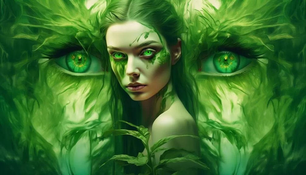 spiritual meaning of green eyes