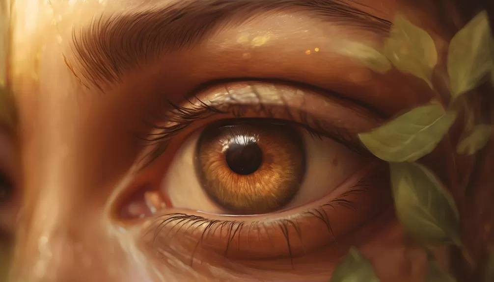spiritual meaning of brown eyes