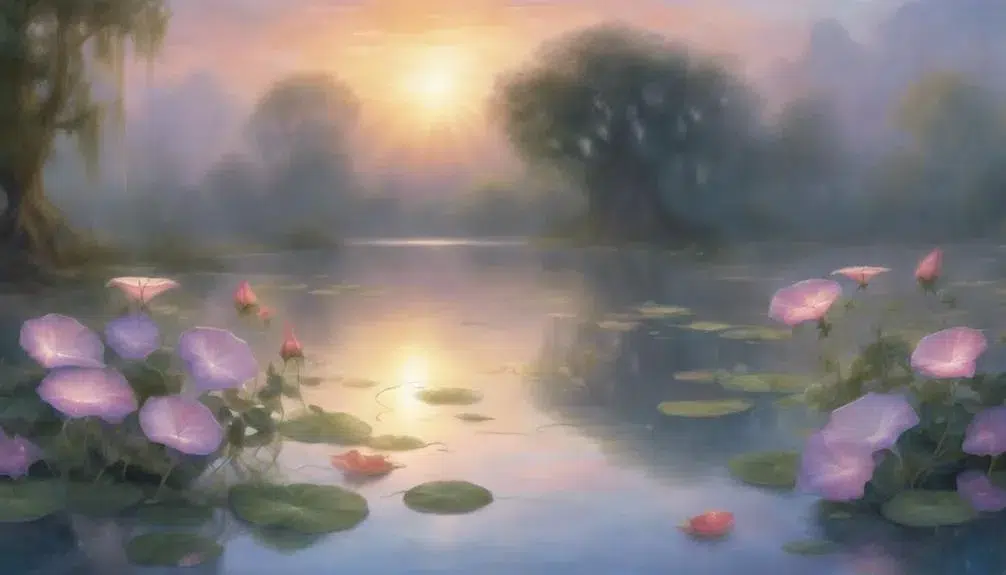 calm waters reflect serenity