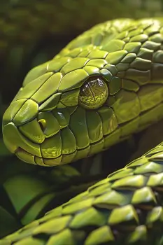 green snake symbolism and meaning