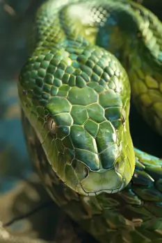 spiritual meaning of green snake