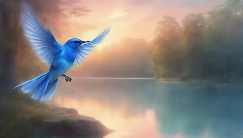 symbolism of blue birds