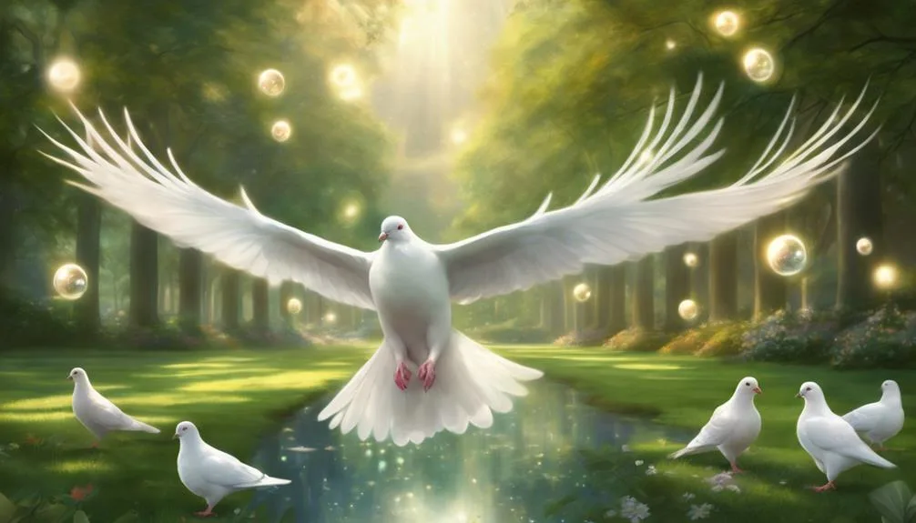 symbolism of pigeon cooing