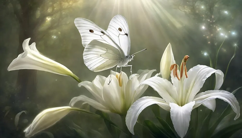 symbolism of white lilies