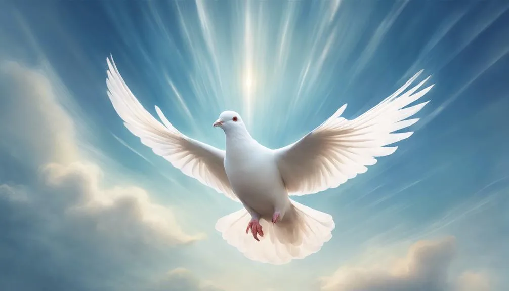 white pigeon symbolism explained