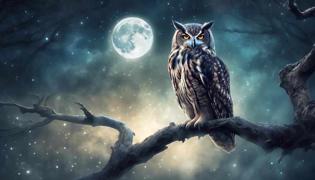 owl s gaze holds messages