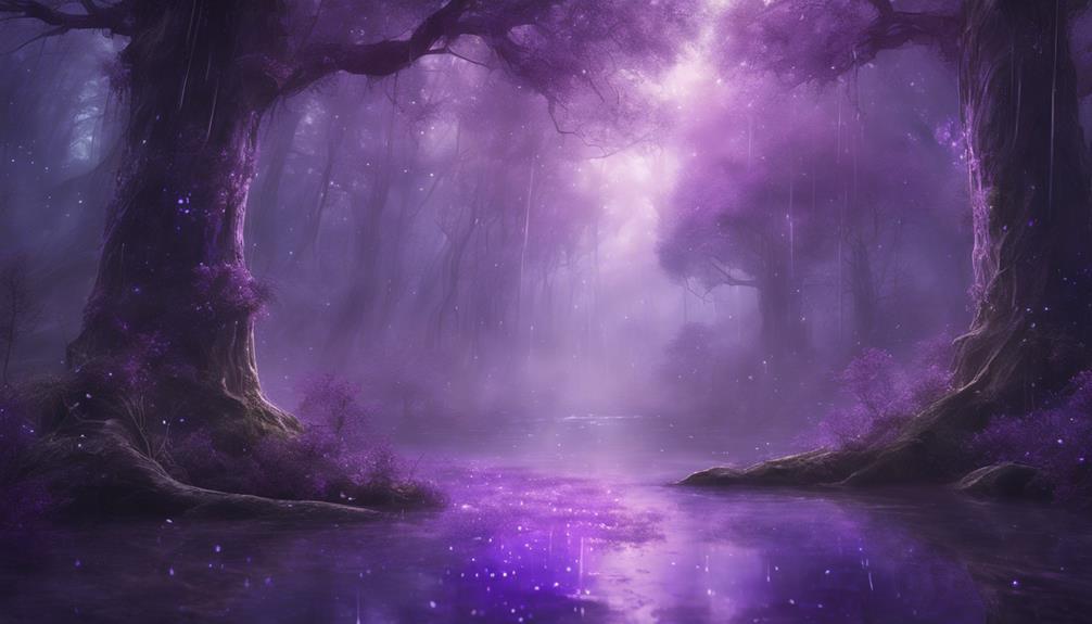 purple rain spiritual meanings
