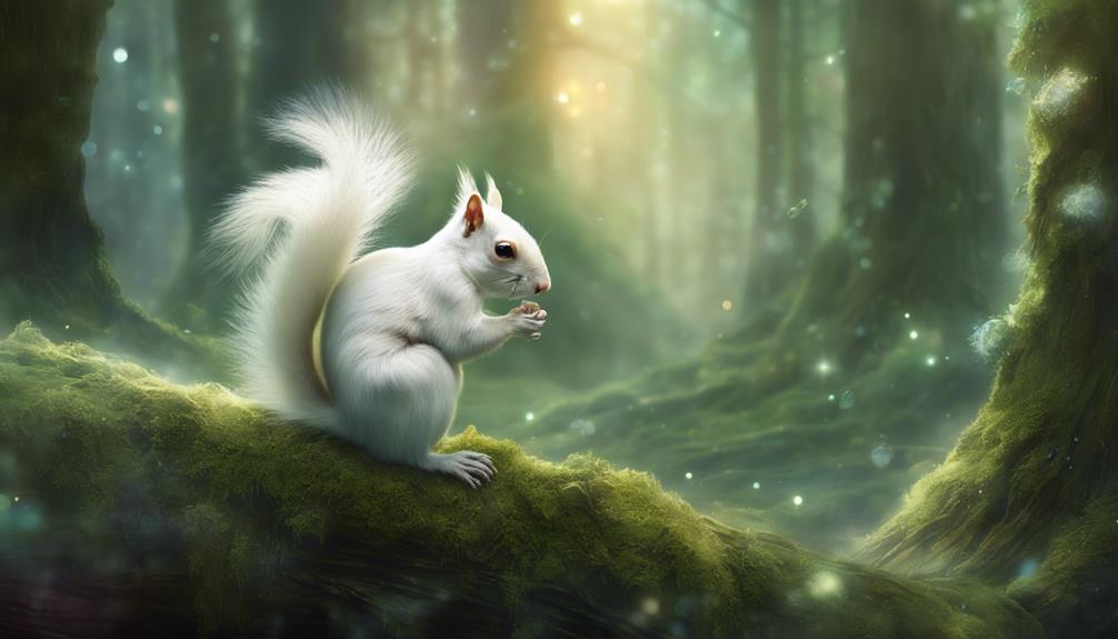 white squirrel symbolism explained