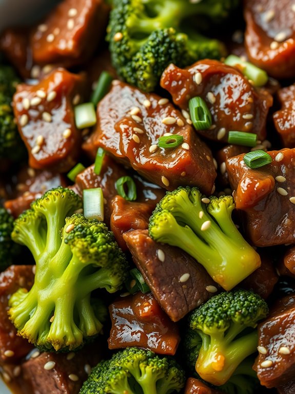 beef and broccoli dish