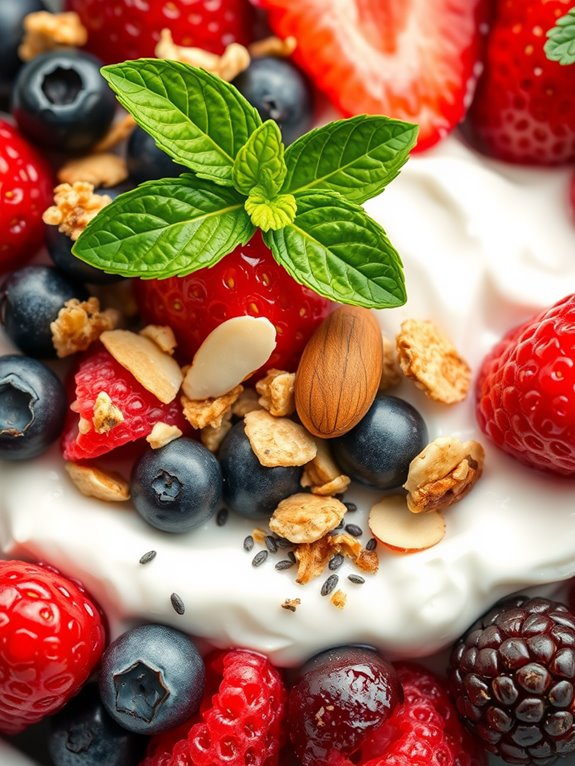 berry greek yogurt bowl