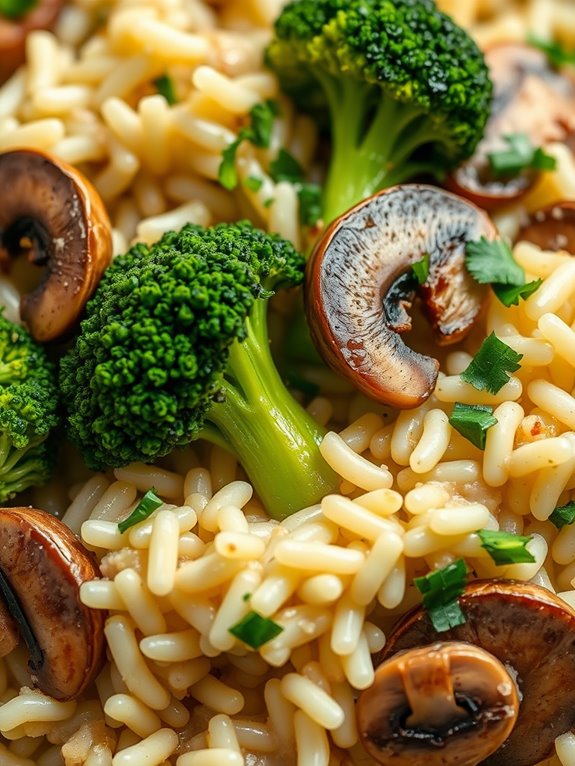 creamy vegetable rice dish