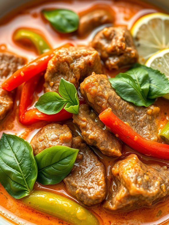 delicious thai beef curry