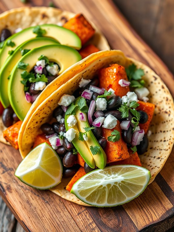 delicious vegetarian taco recipe