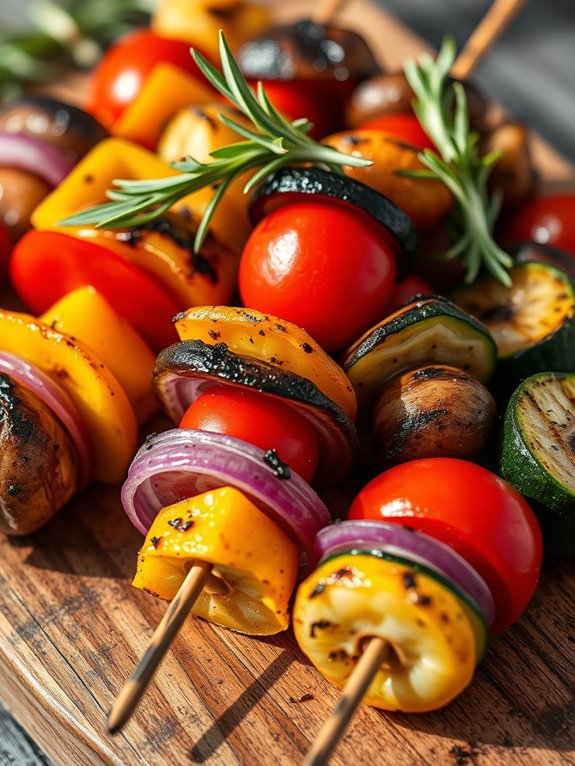 grilled veggie skewers recipe