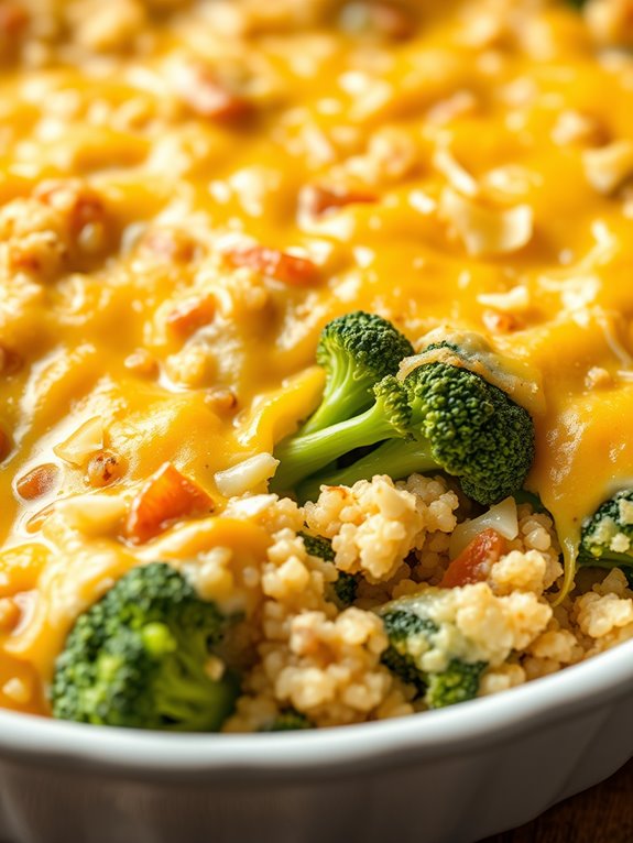 healthy broccoli quinoa dish