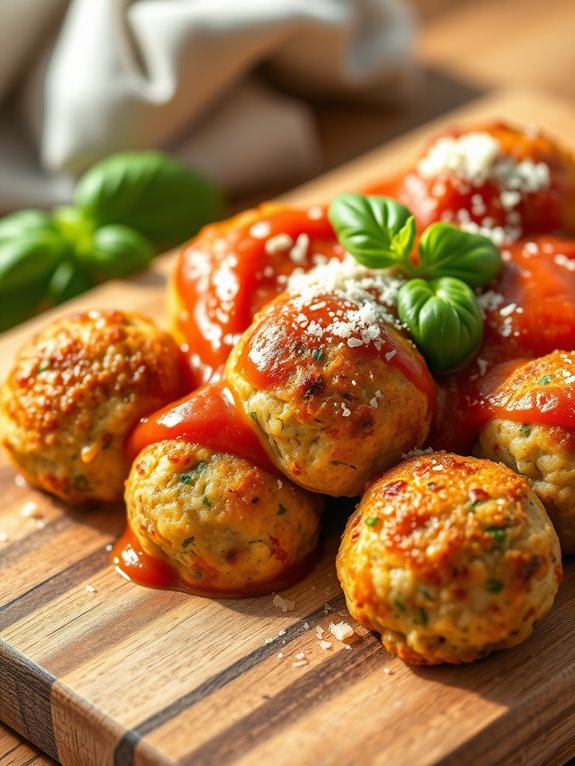 healthy zucchini turkey meatballs