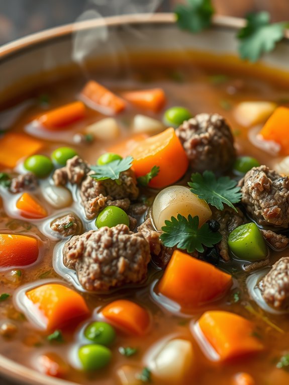 hearty beef vegetable soup