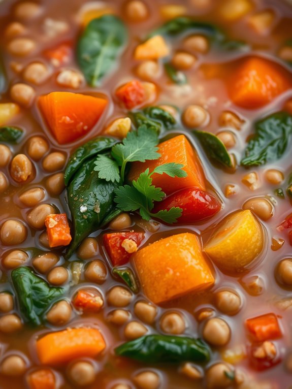 hearty lentil vegetable soup
