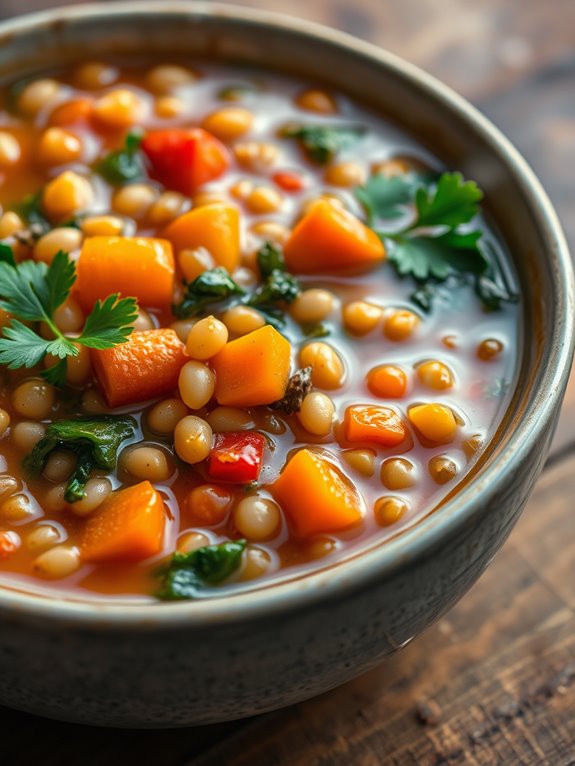 hearty lentil vegetable soup