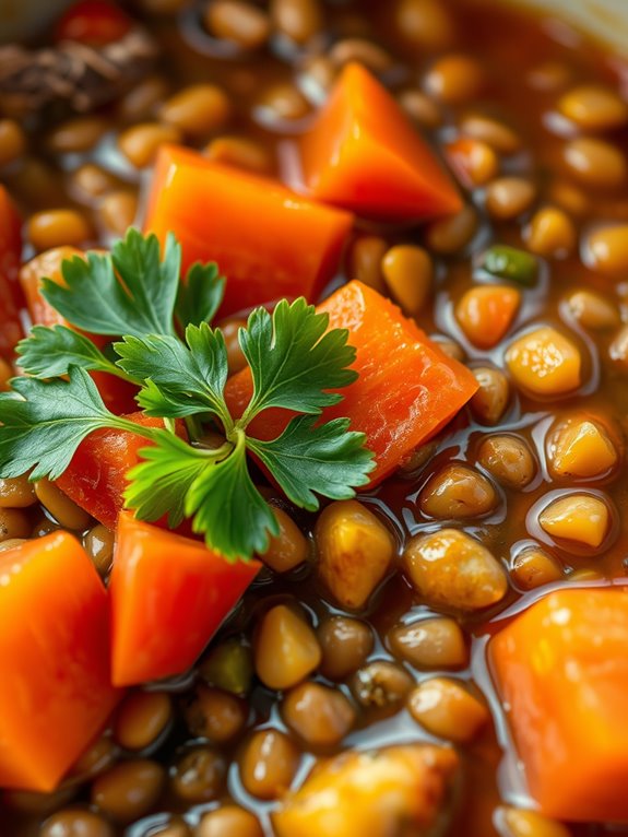 hearty lentil vegetable stew