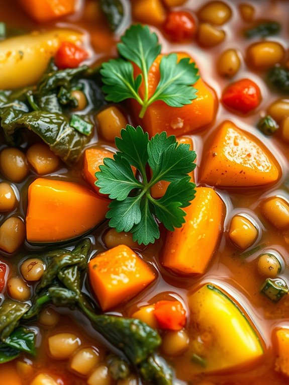 hearty lentil vegetable stew