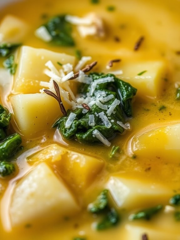 hearty potato kale soup