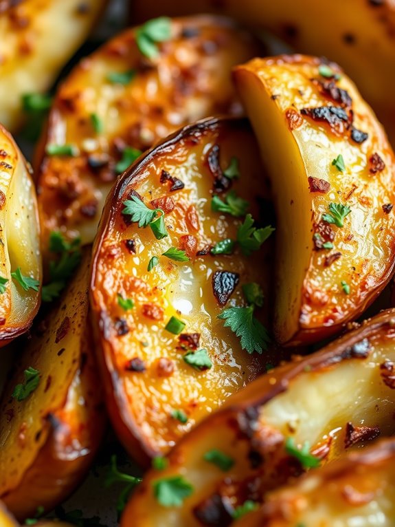herb seasoned potato wedges