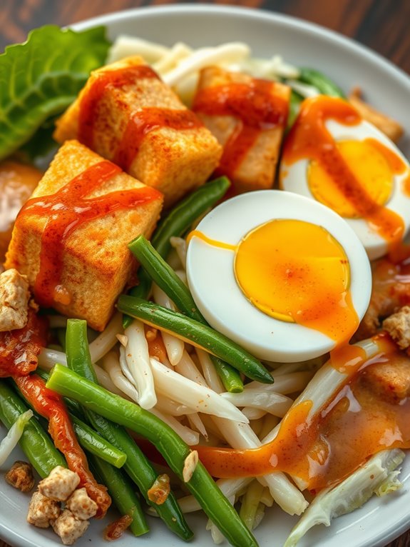 indonesian vegetable salad dish