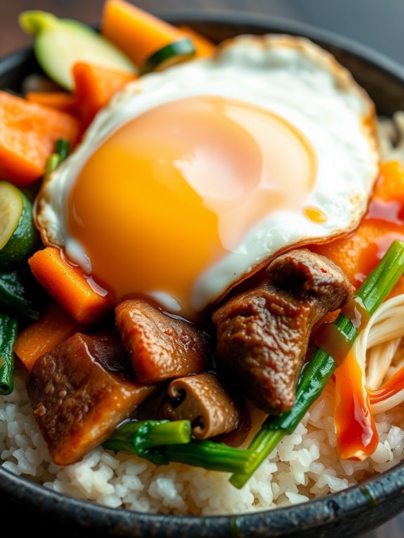 mixed rice with vegetables