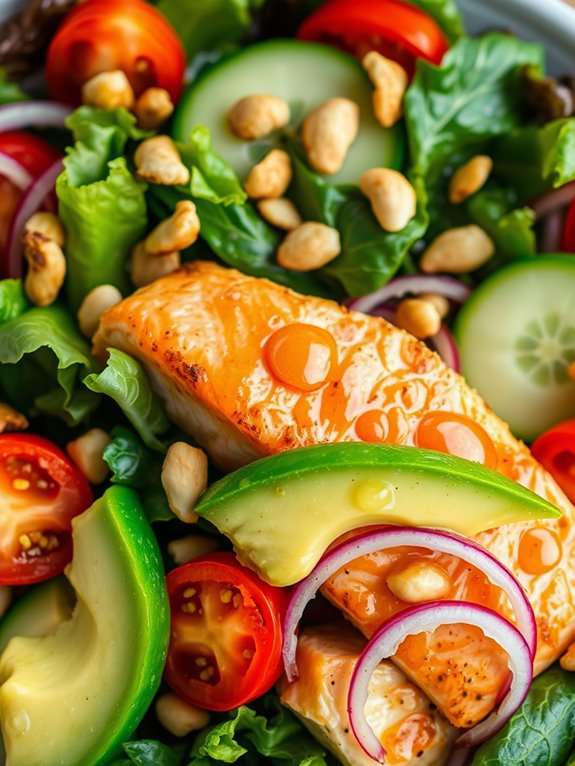salmon avocado salad recipe