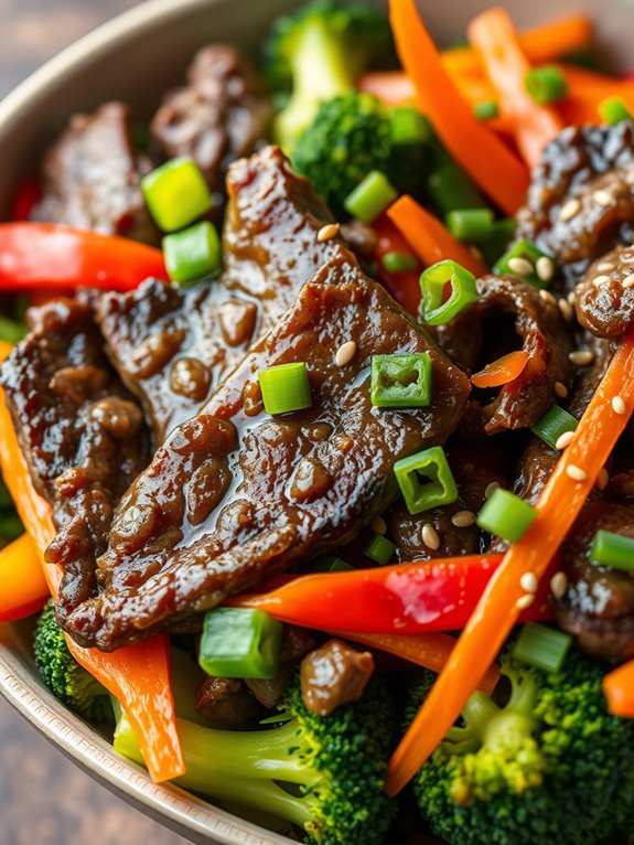 savory beef and vegetables