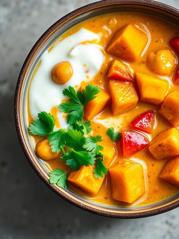 savory curry with legumes