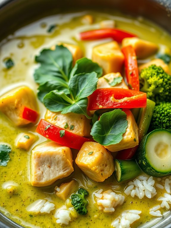 spicy coconut milk curry