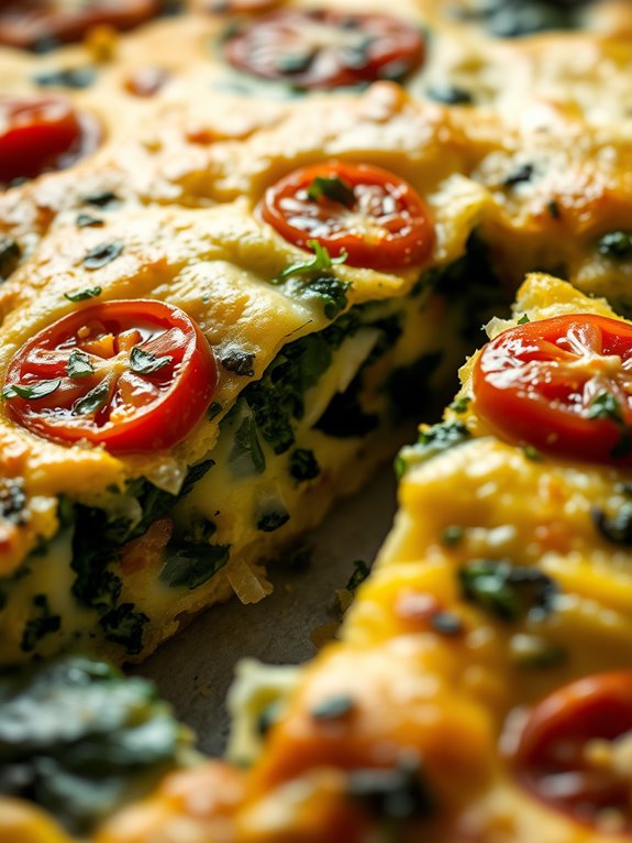 spinach and egg dish