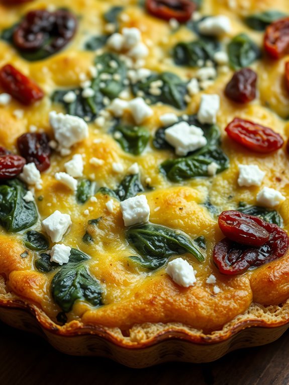 spinach and feta dish