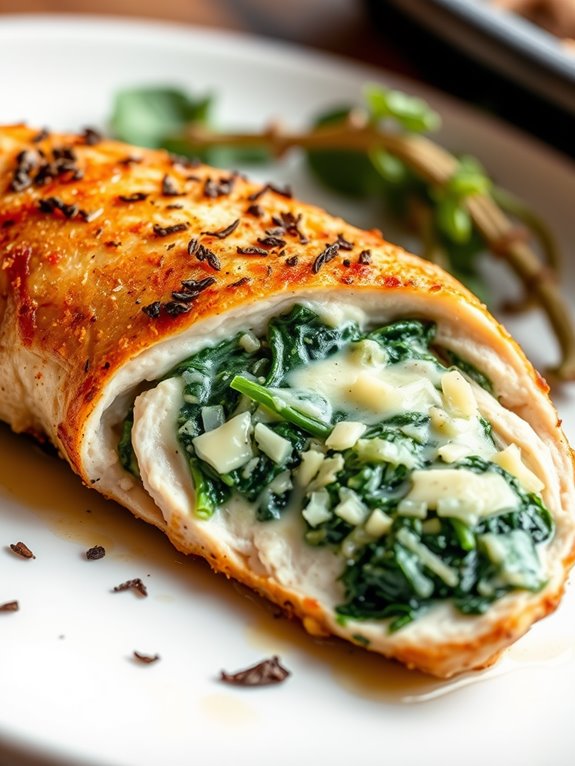 spinach filled chicken recipe