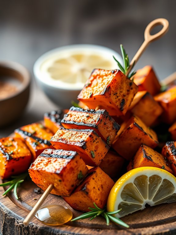 sweet potato skewers recipe