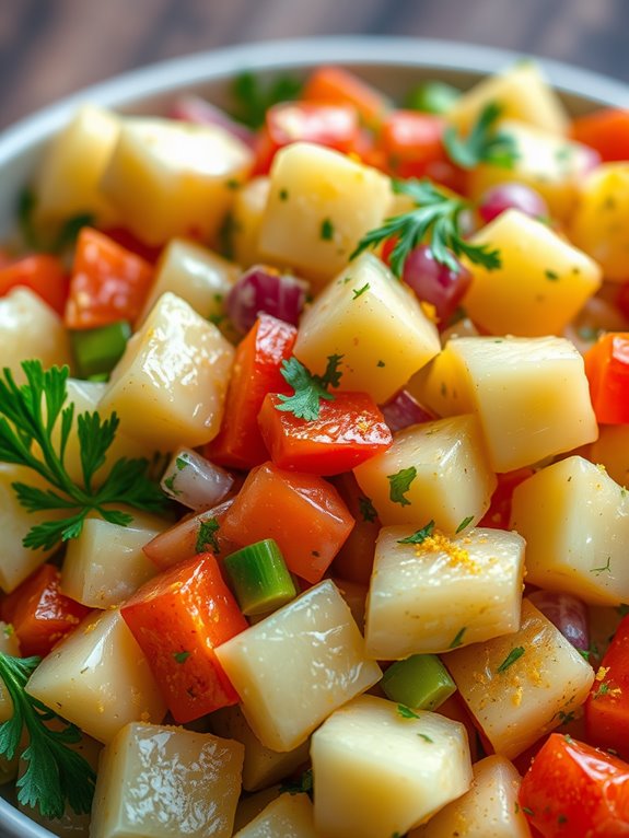 tangy and flavorful potato salad