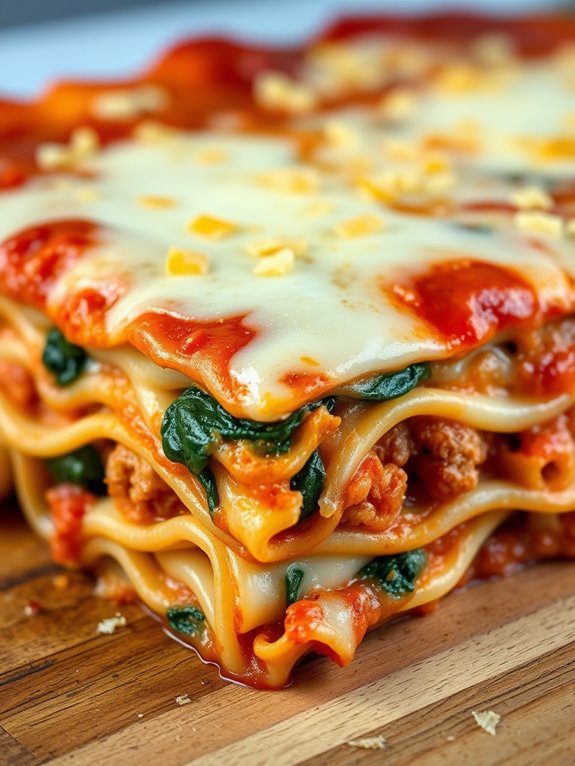 turkey spinach lasagna recipe