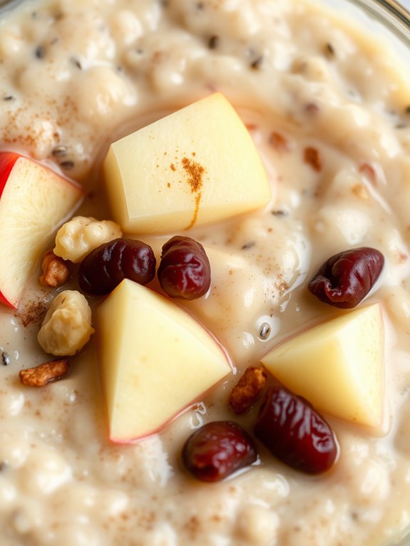 apple cinnamon overnight oats