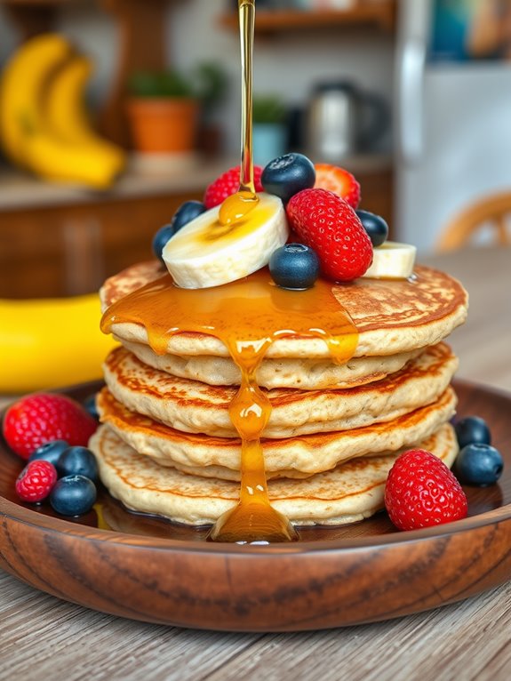 banana oatmeal pancakes recipe