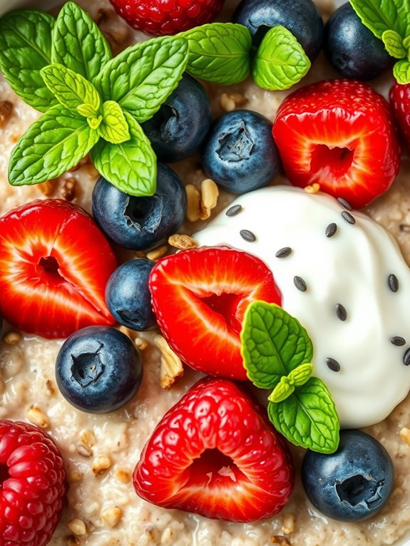 berry filled oatmeal delight